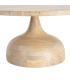 MESITA NATURAL MADERA DE MANGO SALÓN 90 X 90 X 40 CM