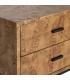 MESITA NATURAL-NEGRO DM-METAL 55 X 41 X 55 CM