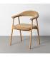 SILLA BRAZOS BEIGE TEJIDO-METAL CONTRACT 56 X 50,50 X 76 CM