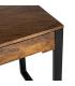 ESCRITORIO MIEL MADERA DE MANGO 125 X 60 X 76 CM