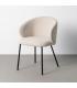 SILLA BEIGE TEJIDO-METAL CONTRACT 56,50 X 56 X 74,50 CM