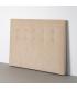 CABECERO BEIGE TEJIDO DORMITORIO 165 X 8 X 125 CM