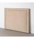 CABECERO BEIGE TEJIDO DORMITORIO 165 X 7 X 130 CM
