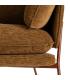 SILLÓN MARRÓN CLARO TEJIDO-METAL 95 X 80 X 79 CM