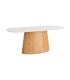 MESA COMEDOR BEIGE PIEDRA 180 X 90 X 76 CM