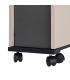 MESA PLEGABLE PLEGABLE NEGRO-CREMA 148 X 71 X 74 CM