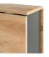 MESA PLEGABLE PLEGABLE NEGRO-NATURAL 148 X 71 X 74 CM