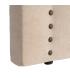 CABECERO BEIGE TEJIDO DORMITORIO 165 X 7 X 130 CM