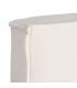 CABECERO CREMA TEJIDO DORMITORIO 160 X 122 CM