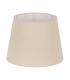 PANTALLA BEIGE TEJIDO ILUMINACIÓN 35 X 35 X 26 CM