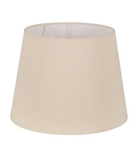 PANTALLA BEIGE TEJIDO ILUMINACIÓN 45 X 45 X 34 CM