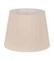 PANTALLA BEIGE TEJIDO ILUMINACIÓN 45 X 45 X 34 CM