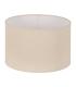 PANTALLA BEIGE TEJIDO ILUMINACIÓN 35 X 35 X 22 CM