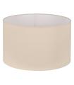 PANTALLA BEIGE TEJIDO ILUMINACIÓN 50 X 50 X 30 CM