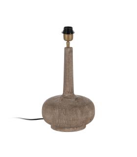 BASE LÁMPARA MESA MARRÓN MADERA DE MANGO 25 X 25 X 36 CM