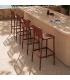 TABURETE GRANATE POLIPROPILENO EXTERIOR 52 X 55 X 100 CM