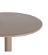 MESA BEIGE METAL SALÓN 70 X 70 X 73 CM