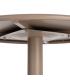 MESA BEIGE METAL SALÓN 70 X 70 X 73 CM