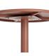 MESA TERRACOTA METAL SALÓN 70 X 70 X 73 CM