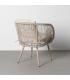 SILLA ACERO-RATTÁN PE EXTERIOR 66 X 65 X 80 CM