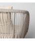 SILLA ACERO-RATTÁN PE EXTERIOR 66 X 65 X 80 CM