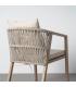 SILLA ACERO-RATTÁN PE EXTERIOR 54 X 61 X 78 CM