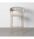 TABURETE APILABLE ACERO-RATTÁN PE 59 X 58 X 100,50 CM