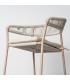 TABURETE APILABLE ACERO-RATTÁN PE 59 X 58 X 100,50 CM