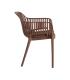 SILLA APILABLE POLIPROPILENO EXTERIOR 55 X 61 X 80 CM