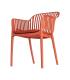 SILLA APILABLE POLIPROPILENO EXTERIOR 55 X 61 X 80 CM