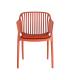 SILLA APILABLE POLIPROPILENO EXTERIOR 55 X 61 X 80 CM
