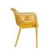 SILLA APILABLE POLIPROPILENO EXTERIOR 55 X 61 X 80 CM