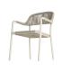 SILLA APILABLE ALUMINIO-RATTÁN EXTERIOR 57 X 61 X 82 CM