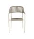 SILLA APILABLE ALUMINIO-RATTÁN EXTERIOR 57 X 61 X 82 CM