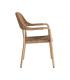 SILLA APILABLE ALUMINIO-RATTÁN PE 57 X 61 X 82 CM