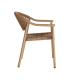 SILLA APILABLE ALUMINIO-RATTÁN PE 56,50 X 62,50 X 80,50 CM