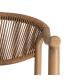 SILLA APILABLE ALUMINIO-RATTÁN PE 56,50 X 62,50 X 80,50 CM