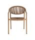 SILLA APILABLE ALUMINIO-RATTÁN PE 56,50 X 62,50 X 80,50 CM