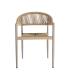 SILLA APILABLE ALUMINIO-RATTÁN PE 56 X 58 X 76 CM