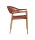 SILLA APILABLE ALUMINIO-RATTÁN PE 56 X 58 X 76 CM