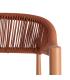 SILLA APILABLE ALUMINIO-RATTÁN PE 56 X 58 X 76 CM
