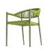 SILLA APILABLE ALUMINIO-RATTÁN PE 56 X 58 X 76 CM