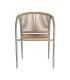 SILLA APILABLE ALUMINIO-RATTÁN PE 57 X 60 X 77,50 CM