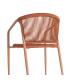 SILLA APILABLE ALUMINIO-RATTÁN PE 57 X 60 X 77,50 CM
