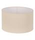 PANTALLA BEIGE TEJIDO ILUMINACIÓN 40 X 40 X 24 CM