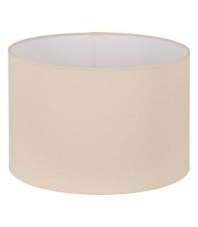 PANTALLA BEIGE TEJIDO ILUMINACIÓN 45 X 45 X 30 CM