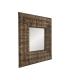 ESPEJO MADERA DE MANGO DECORACIÓN 122 X 8 X 122 CM