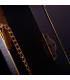 MUEBLE 8 CAJONES NEGRO-ORO MADERA 130 X 24 X 50,50 CM