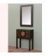 CONSOLA 2 PUERTAS Y 6 CAJONES NEGRO 63 X 26 X 80 CM