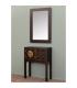 MESITA 2 PUERTAS Y 1 CAJÓN NEGRO 45 X 26 X 69 CM